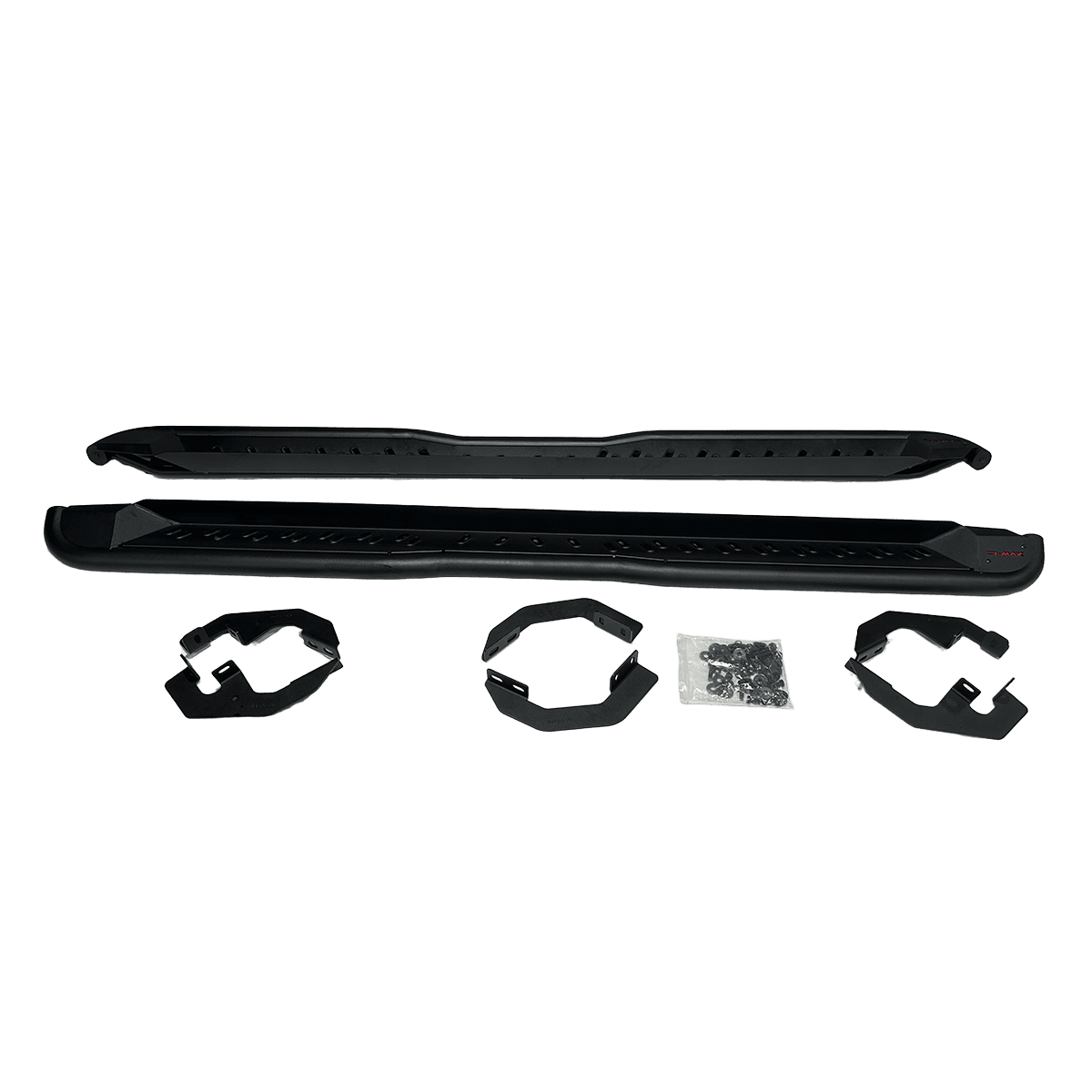 Durable Side Entry Steps Black Powder Coat Non-Slip Universal Fit SUV 2