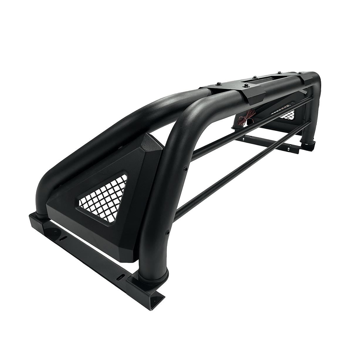 Auto Rear Cab Bar Textured Black Finish Hardware Included Vehicle Fitment 3
