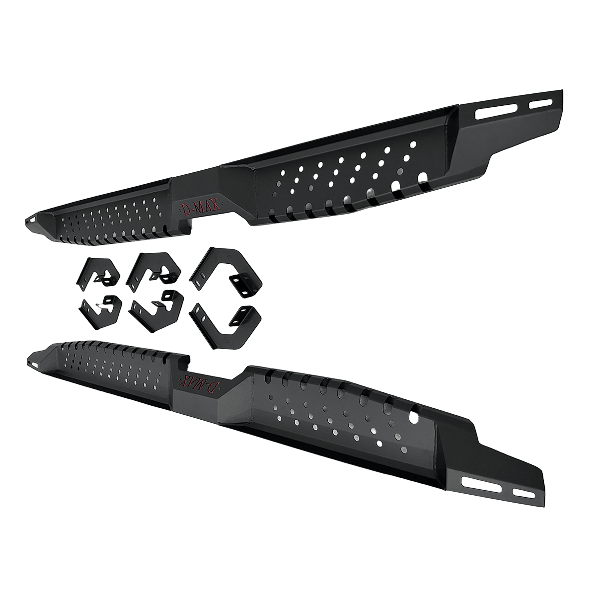 Direct Bolt-On Side Steps Black Powder Coat Easy Entry Universal