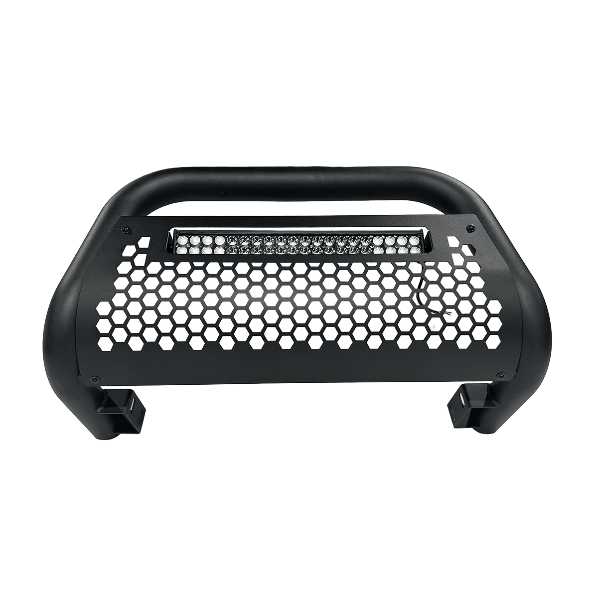 Heavy Duty Front Bumper with Winch Mount & LED DRL for Toyota Hilux