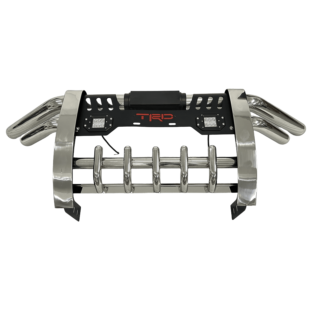 Premium Custom Offroad Front Bumper with Winch Mount & Skid Plate for Trucks