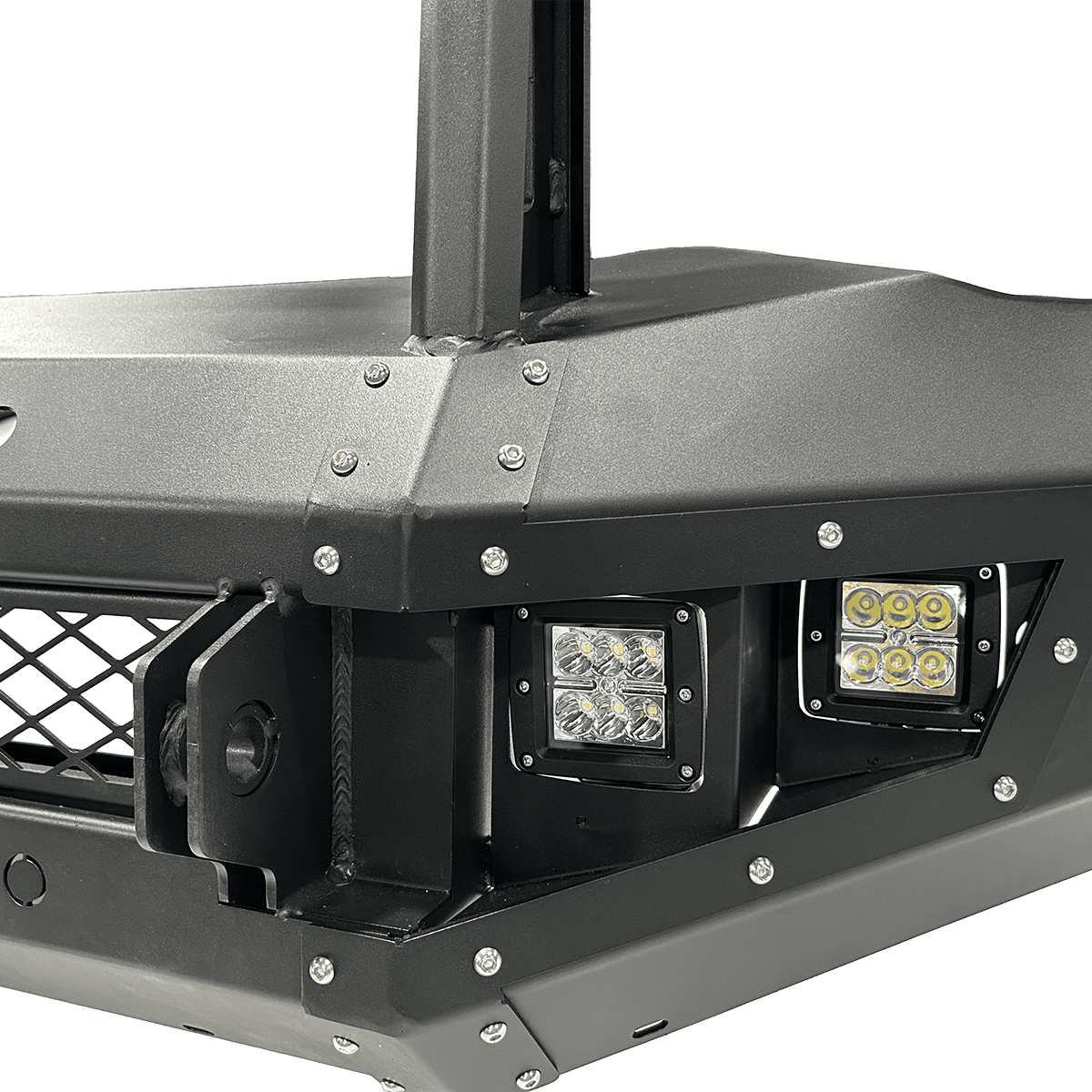 Premium Steel Bull Bar Front Guard Winch Mount For Pickup Trucks 4