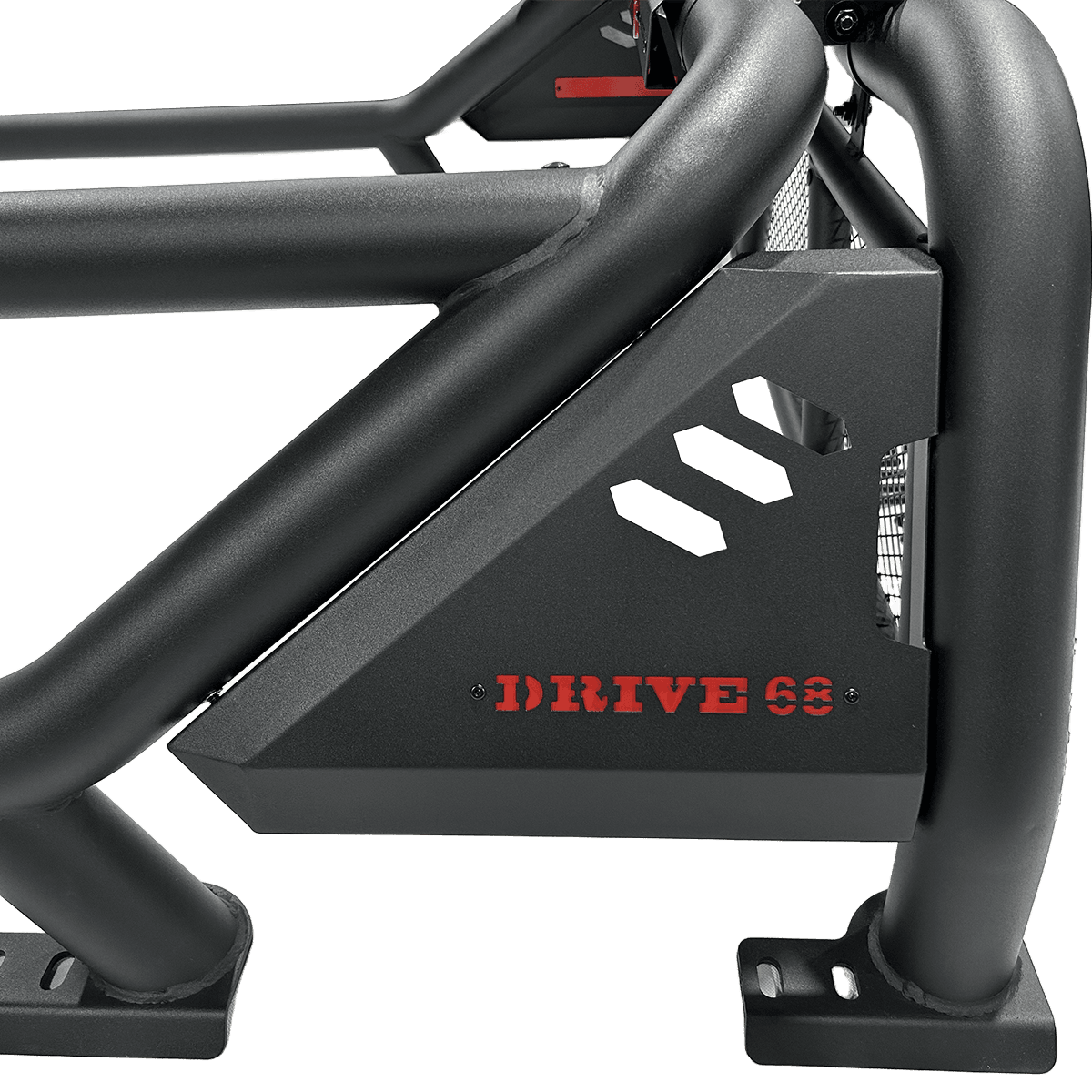 Stainless Steel Roll Bar for Pickup Beds Black Powder Coat Universal Fit 4