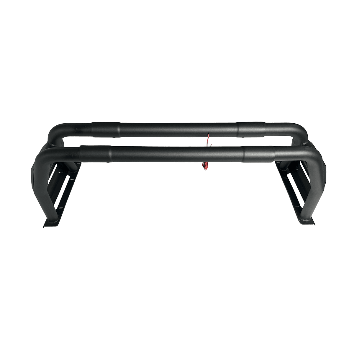 Custom Tubular Roll Bar Matte Black LED Mount Bolt-On For Jeep Wrangler 4