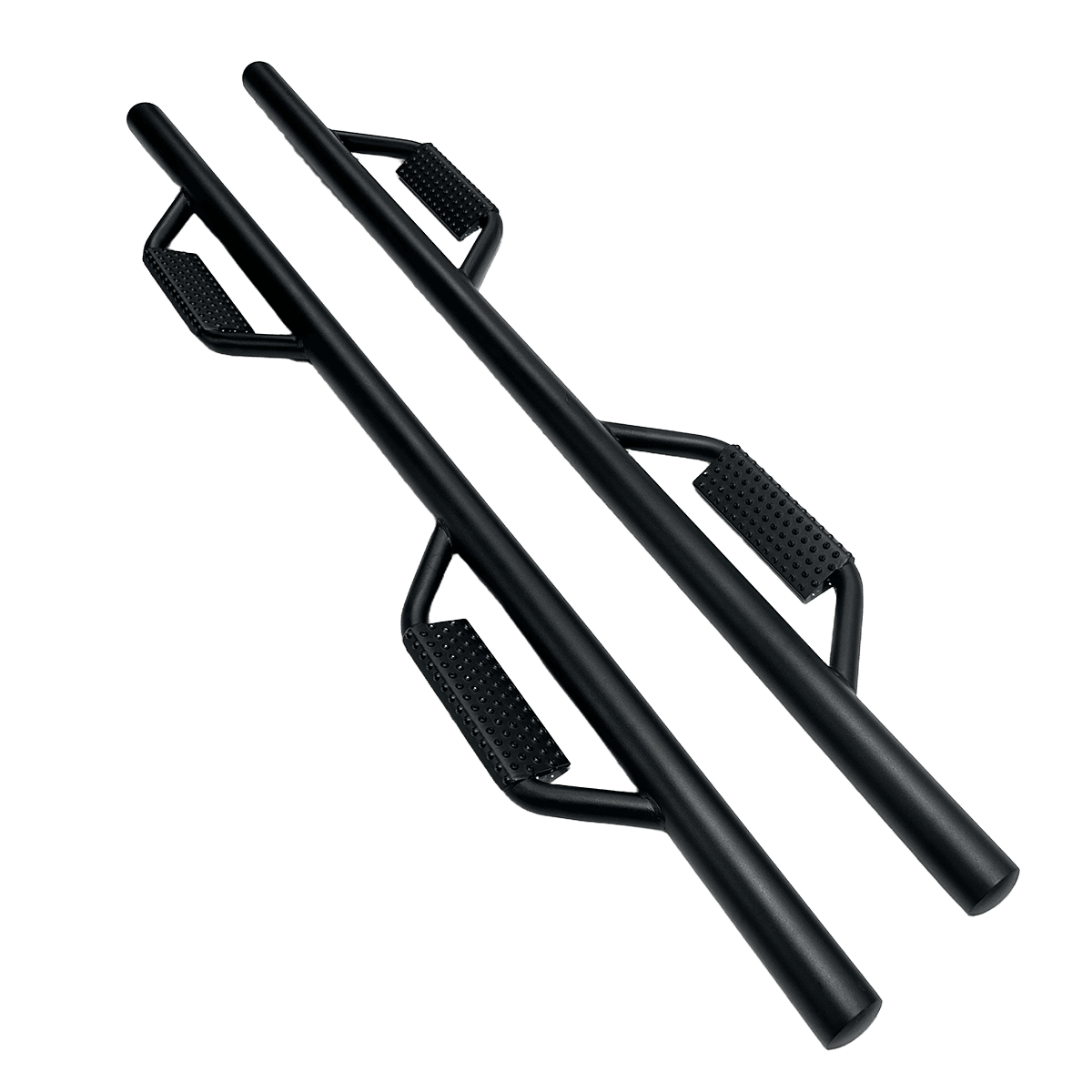 Premium Tubular Step Bars Powder Coated Low Profile for Jeep Toyota